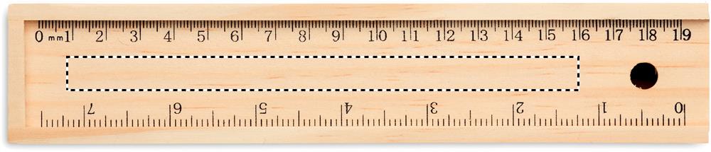 Set 12 penne in box di legno ruller screen 40