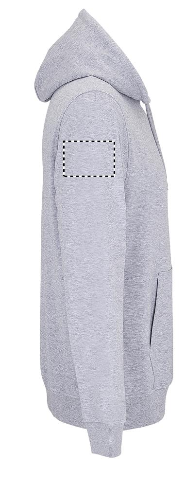 CONSTELLATION HOOD SWEAT arm right gy