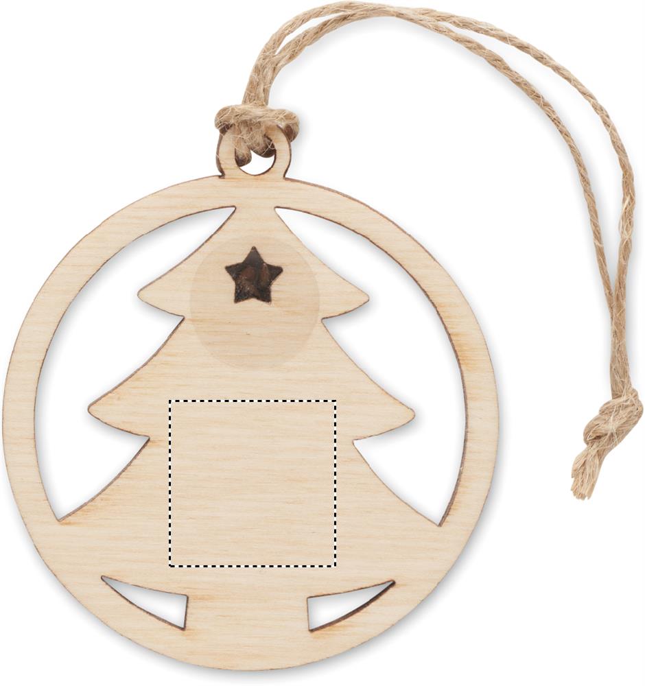 Wooden tree shape hanger side 2 40