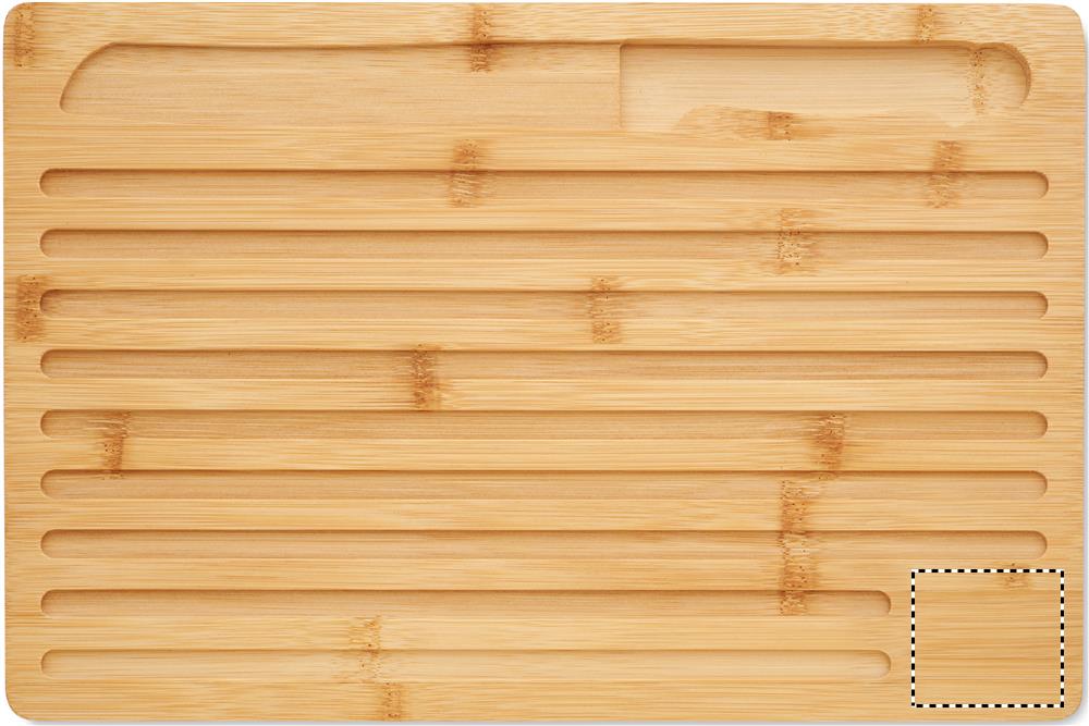 Bamboo cutting board set board side 1 40