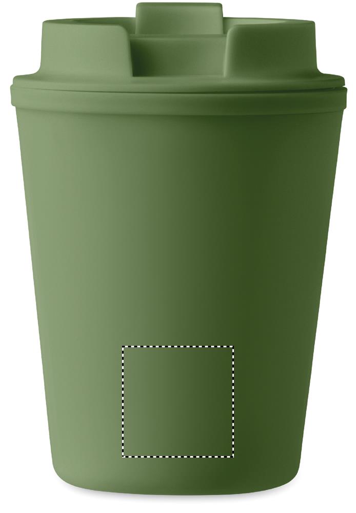 Recycled PP tumbler 300 ml back lower 60