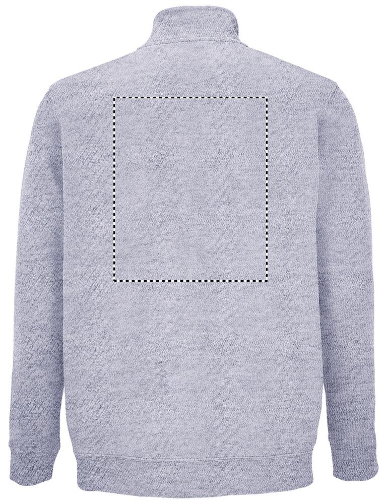 COOPER FULL ZIP SWEAT back gy