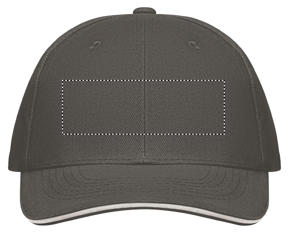 BUFFALO SIX PANEL CAP front embroidery dl