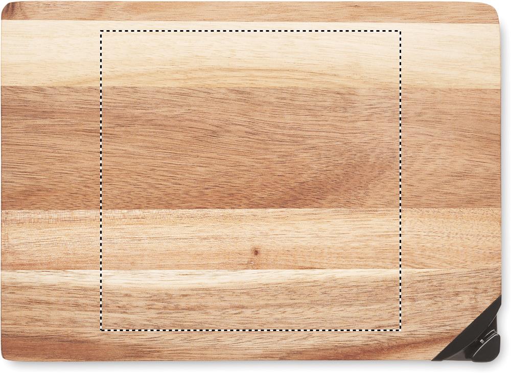 Acacia wood cutting board side 1 40