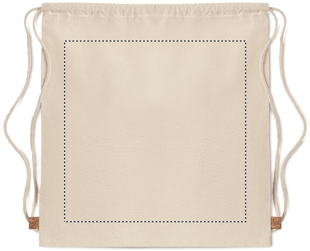 160gr/m² cotton drawstring bag back 13