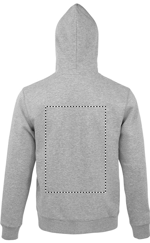 SPIKE HOOD UOMO 280gr back gy