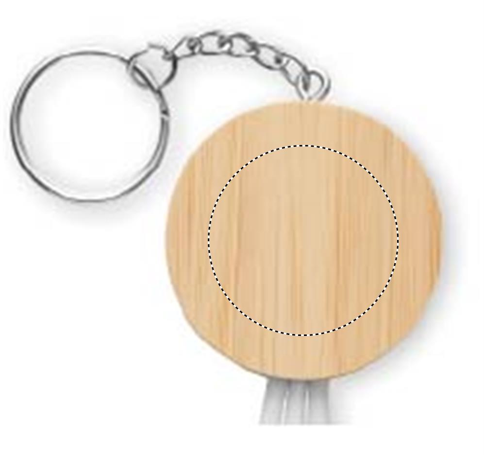 Portachiavi con cavo 4 in 1 60W bamboo part back 06