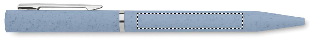 Wheat straw/ABS twist pen barrel left handed 66