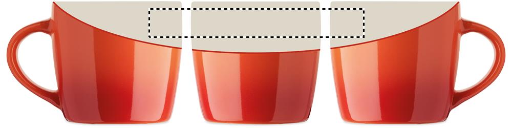 Tazza in ceramica. 300 ml. inside tc 10