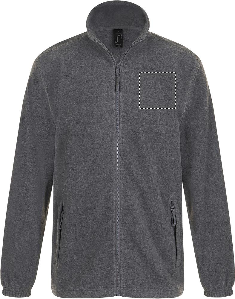 NORTH Zipped Fleece Jacket chest gm