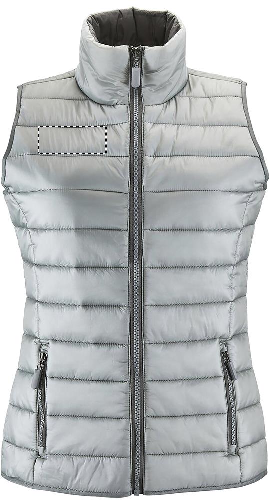 WAVE WOMEN BODYWARMER 180g chest right mg