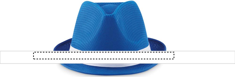 Coloured polyester hat band 37