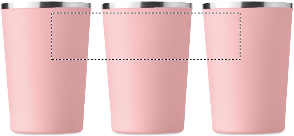 Double wall tumbler 350 ml roundscreen 11