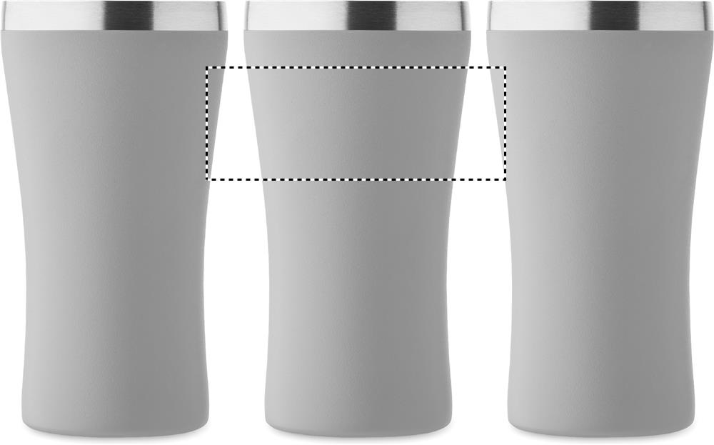 Double wall tumbler 160 ml roundscreen 07