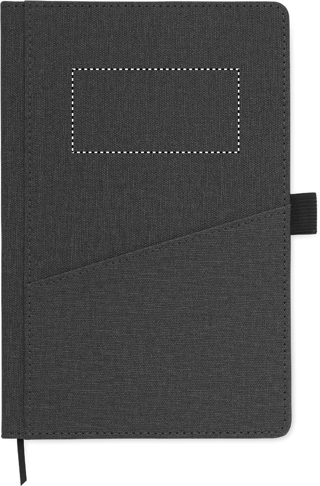 Notebook A5 in PU front top pad 03