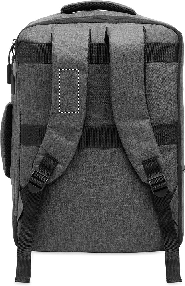 Zaino sottile per laptop shoulder strap right 15