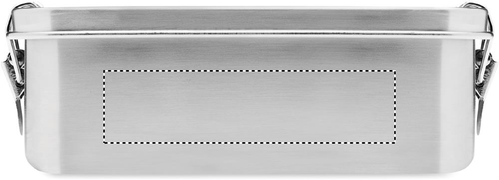 Stainless steel lunch box side 1 16