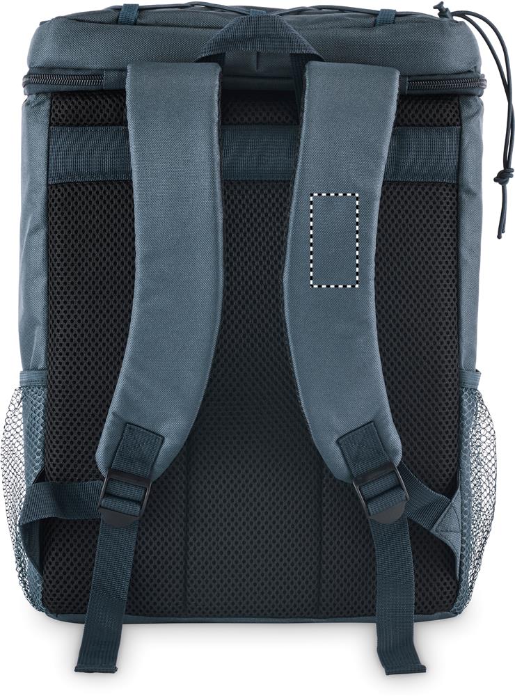 Cooler backpack in 600D RPET shoulder strap left 04