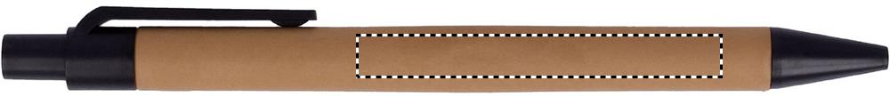 A6 Cork notepad with pen barrel left handed 03