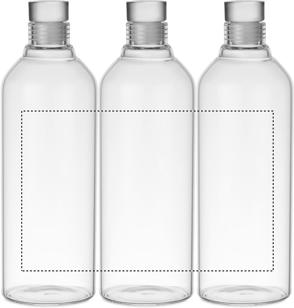 Bottiglia in borosilicato 1L roundscreen 22