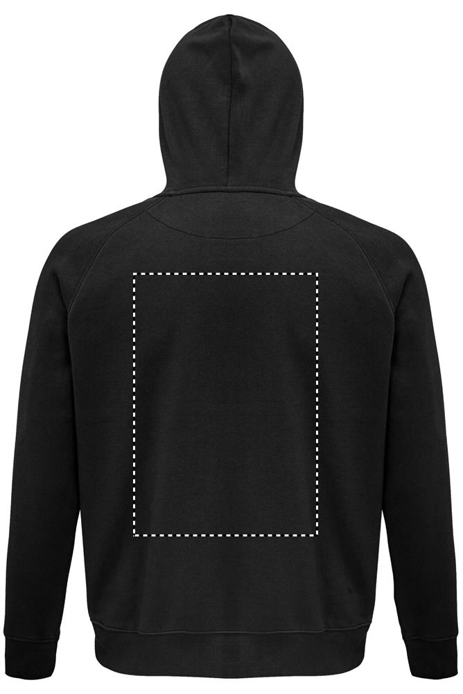 STELLAR Felpa uni cappuccio back bk