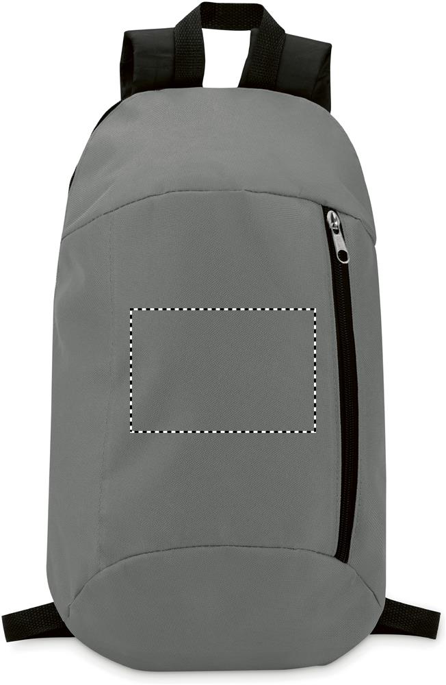 Backpack with front pocket pocket 15