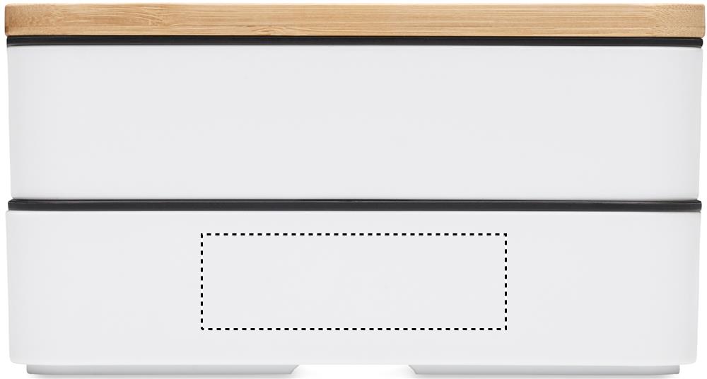 Recycled PP lunch box box 2 side 1 06