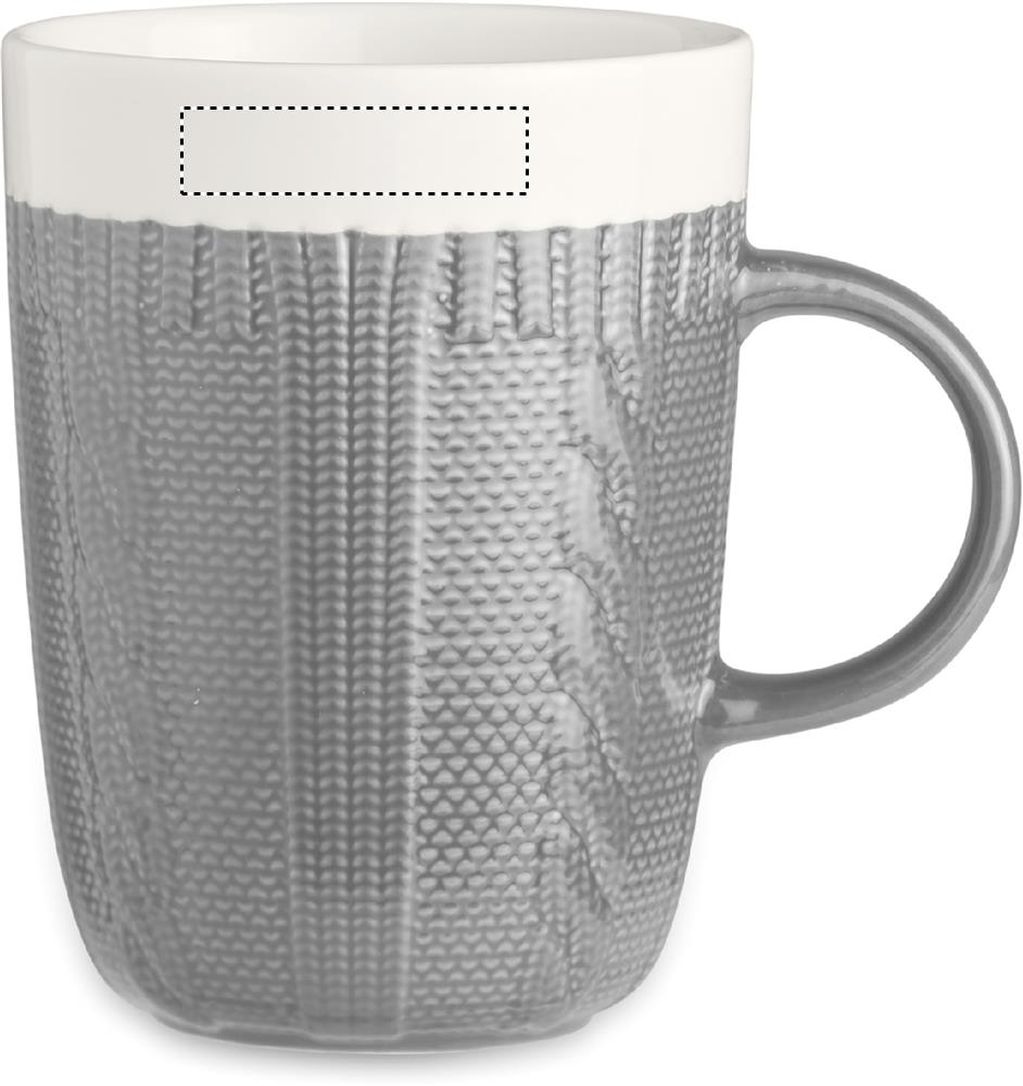 Ceramic mug 310 ml right handed 07