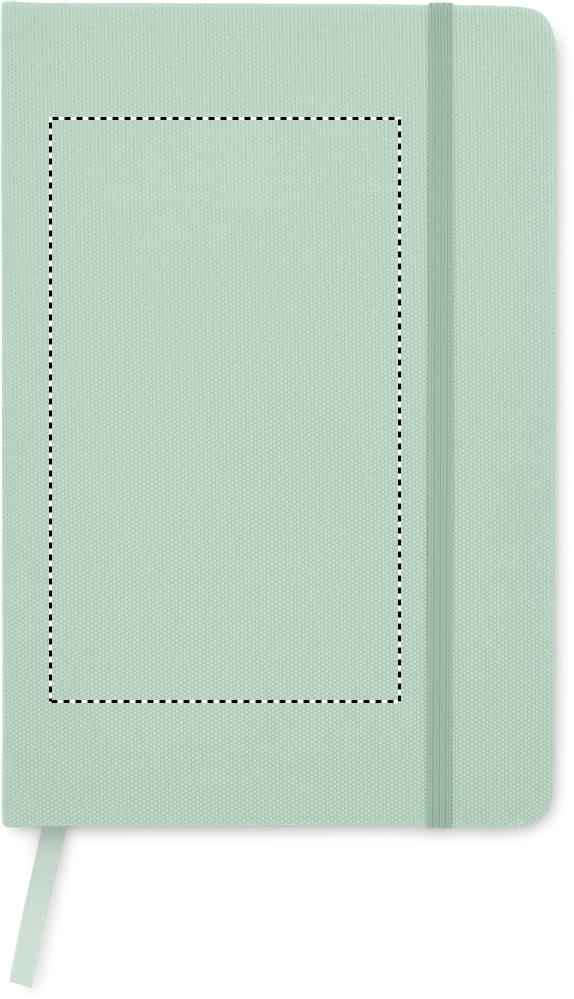 Notebook A5 in 600D RPET front 77