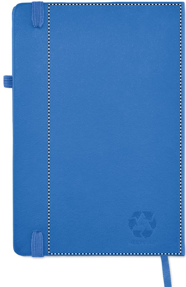 Recycled PU A5 lined notebook back pd 37