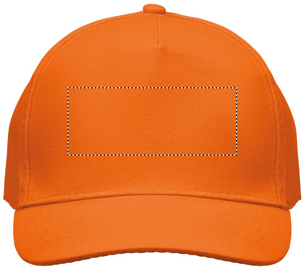 5 PANEL BASEBALL CAP 180 GR/M front 1 10