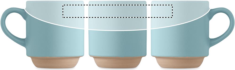Ceramic stackable mug 170 ml inside tc 20