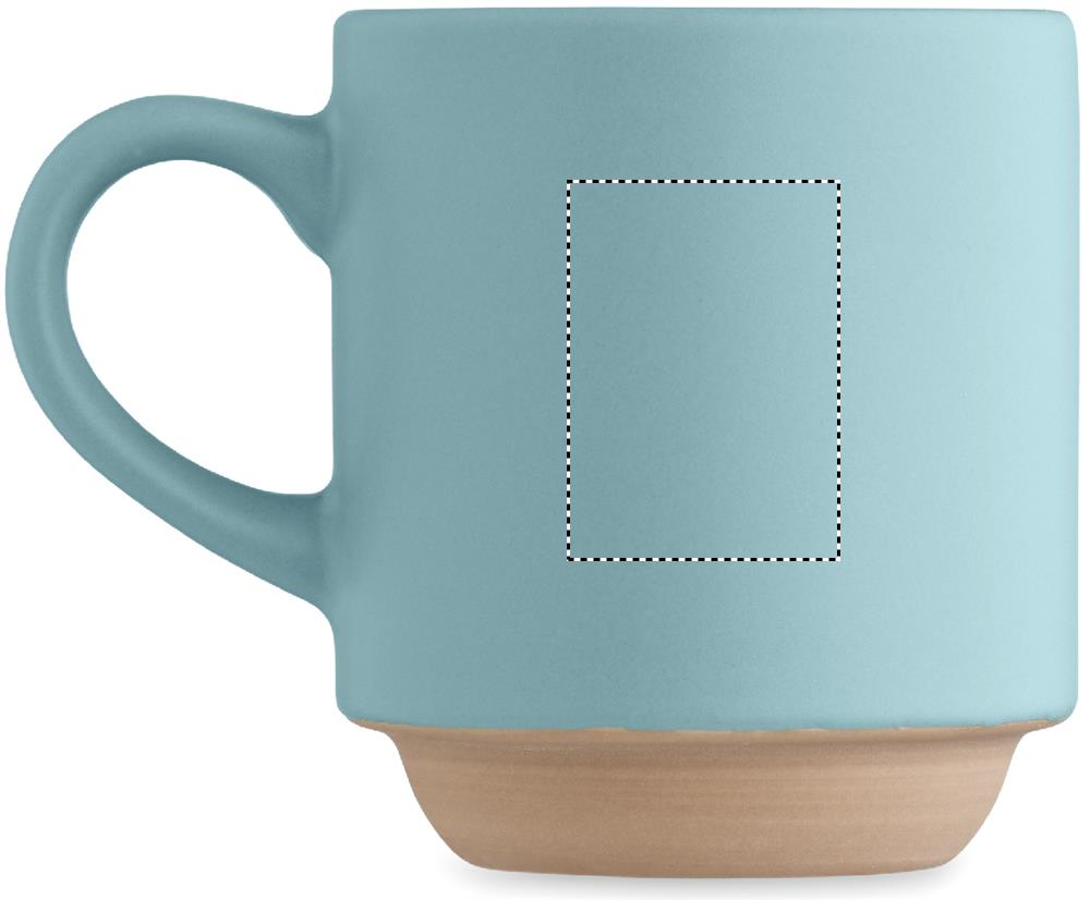 Ceramic stackable mug 170 ml left handed 20