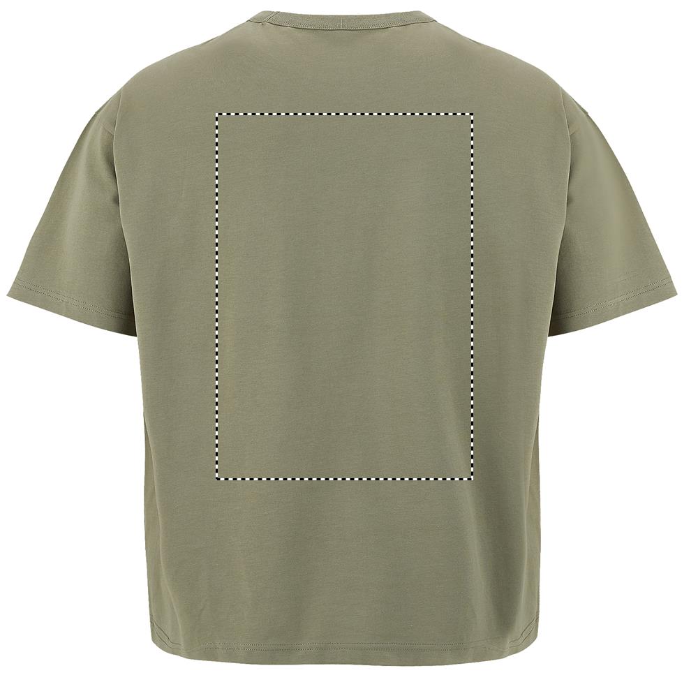BOXY MEN T-SHIRT OVERSIZE back kh
