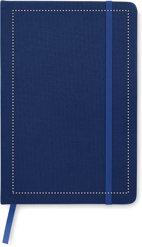 Notebook A5 in 600D RPET front 04
