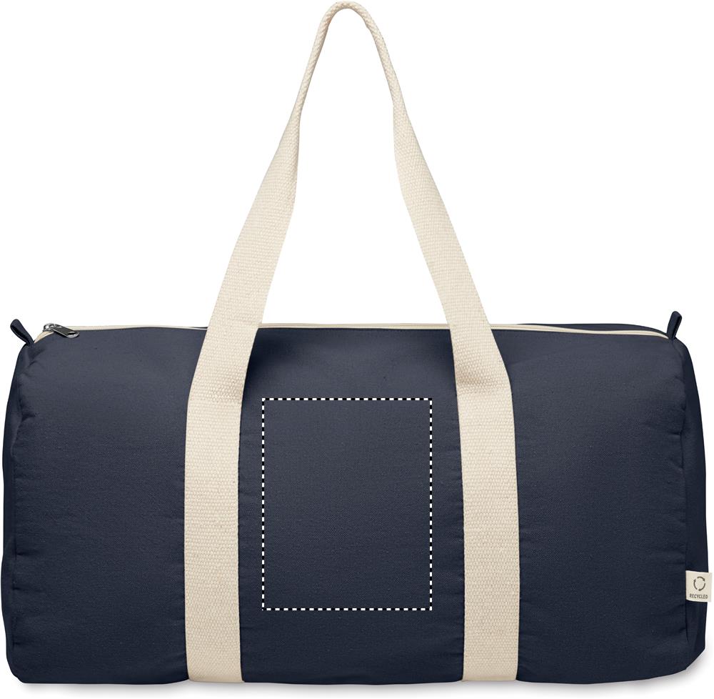 Recycled cotton sports bag back 85