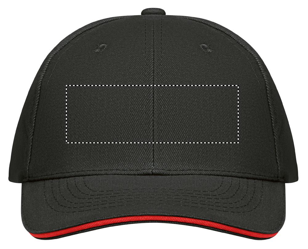 BUFFALO SIX PANEL CAP front embroidery bd
