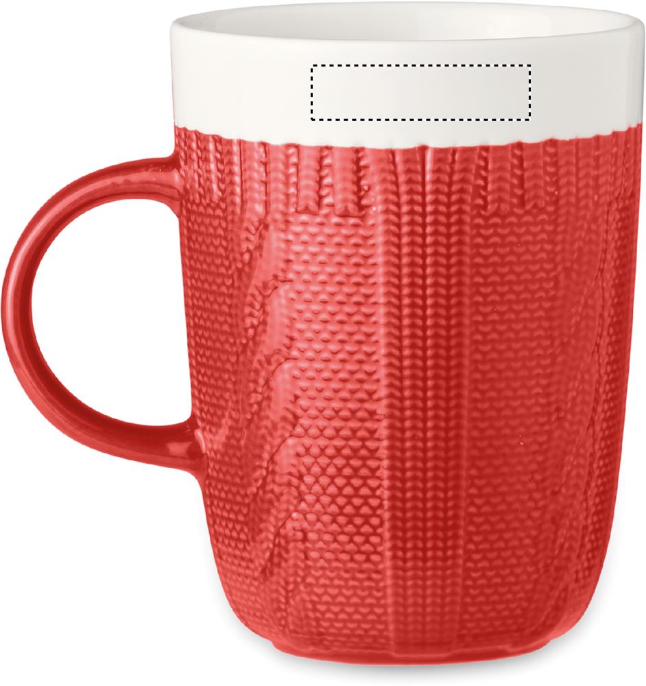 Ceramic mug 310 ml left handed 05