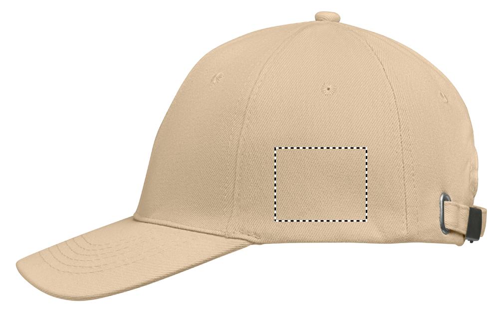 BUFFALO SIX PANEL CAP left side be