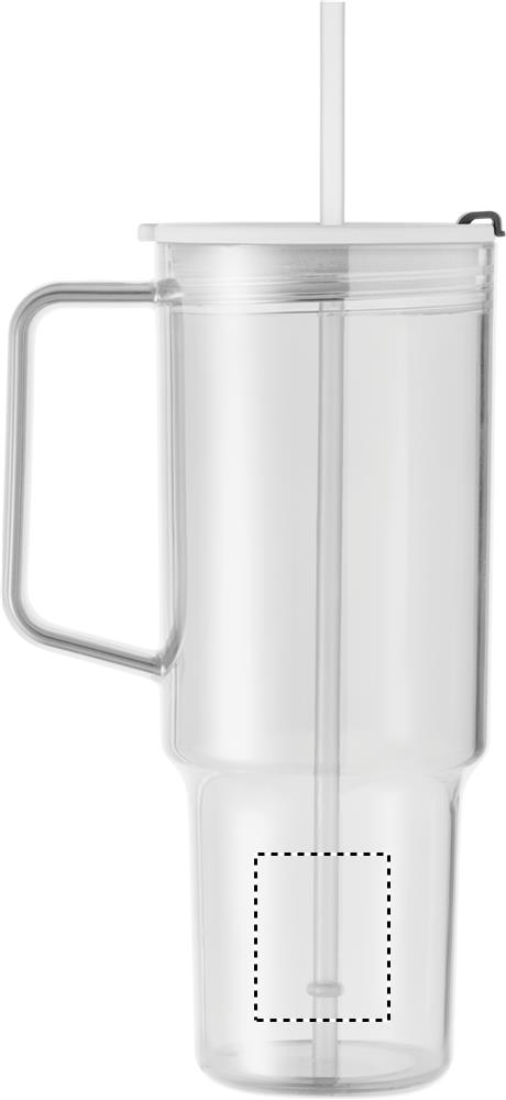 Bicchiere RPET 1200ml left handed lower 22