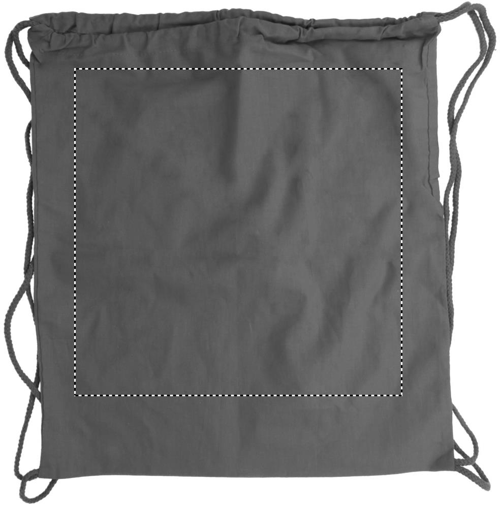100gr/m² cotton drawstring bag back 07
