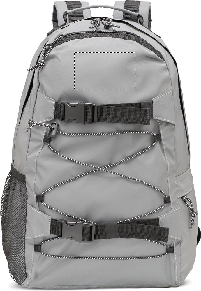 High reflective backpack 190T front 16