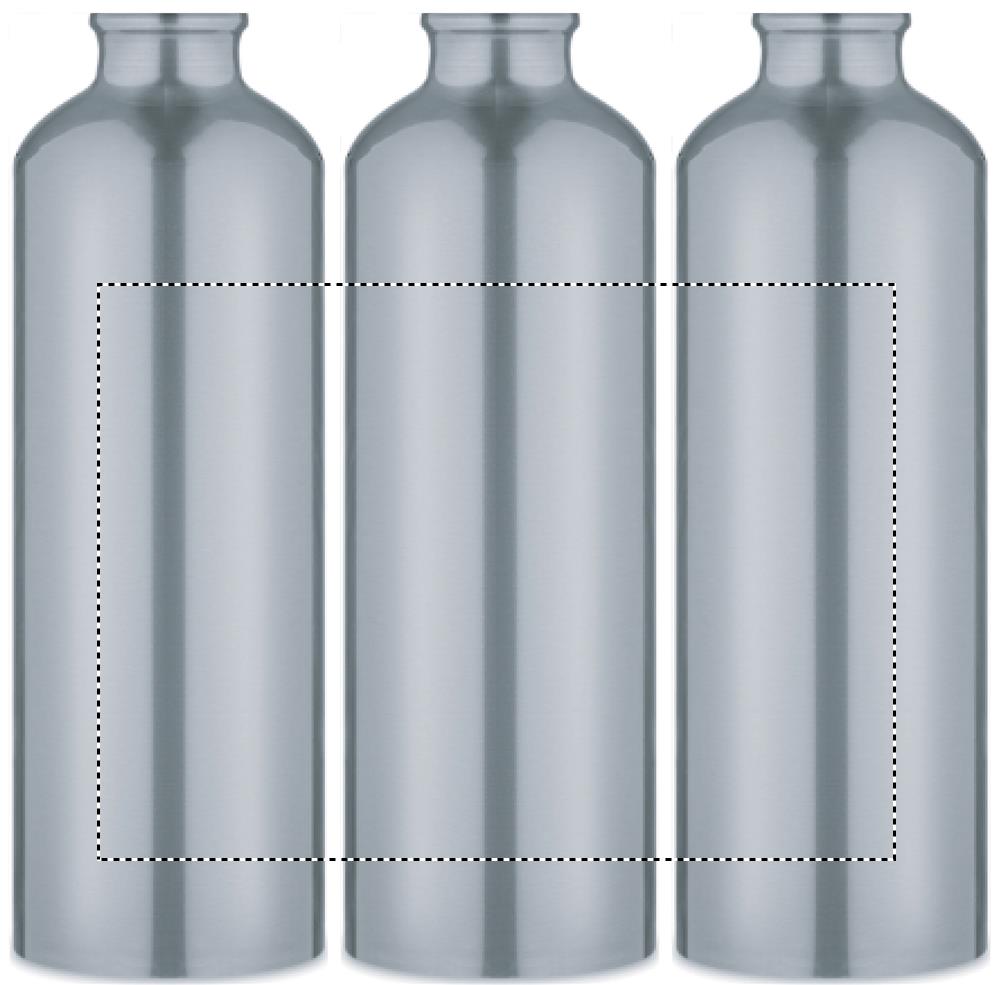 Aluminium bottle 750 ml roundscreen 16