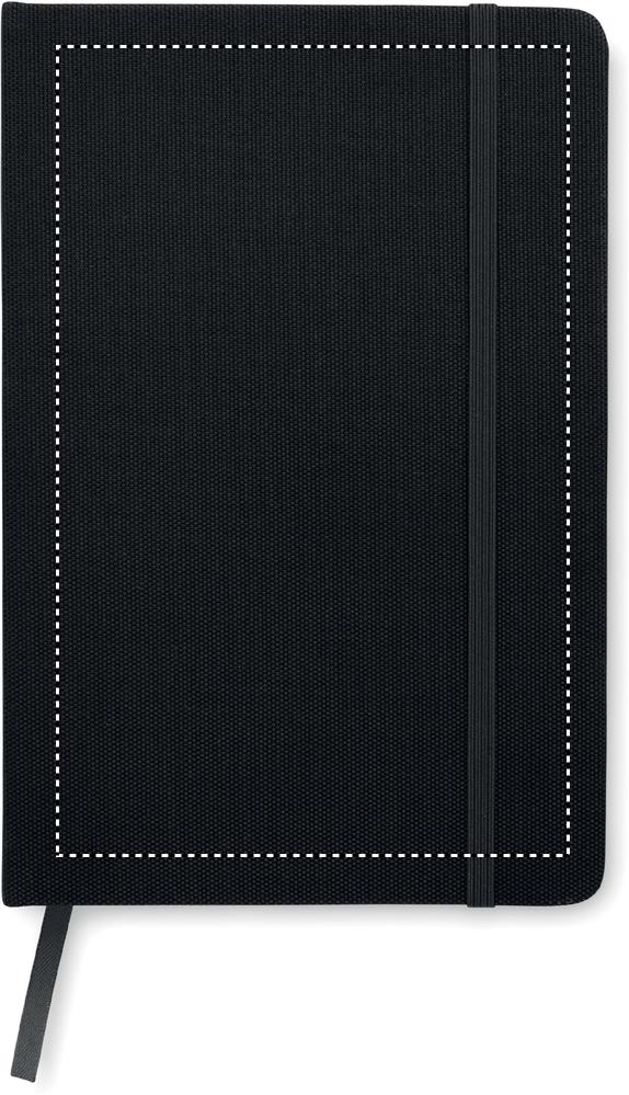 Notebook A5 in 600D RPET front 03