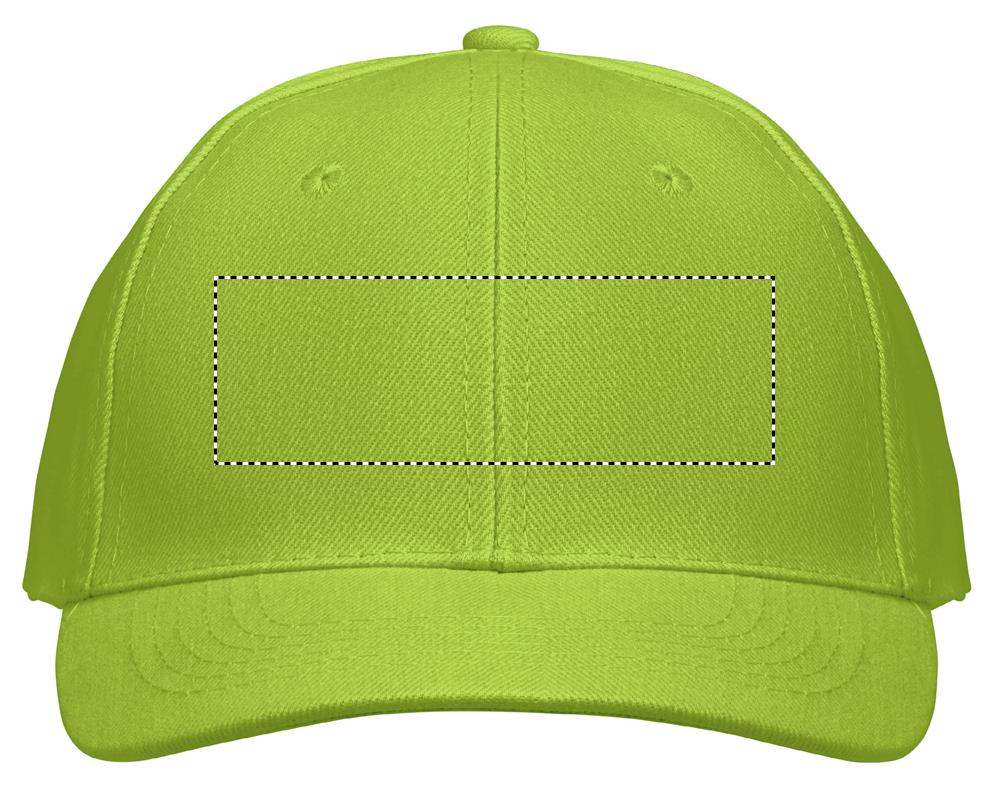 BUFFALO SIX PANEL CAP front embroidery lm