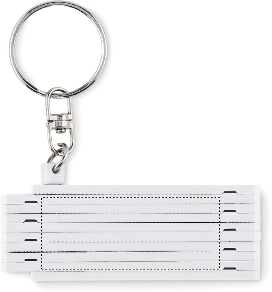 Carpenters ruler key ring 50cm back 06