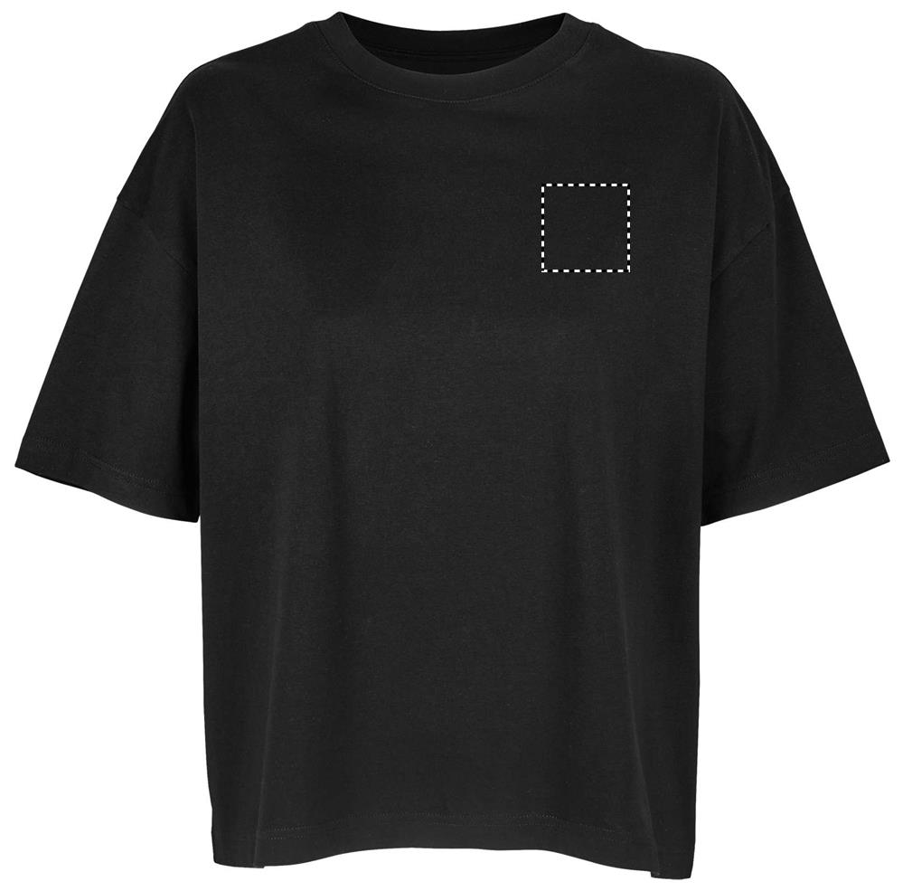 BOXY WOMEN OVERSIZE T-SHIRT chest db