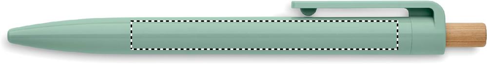 Penna a sfera in ABS riciclato barrel right handed 77