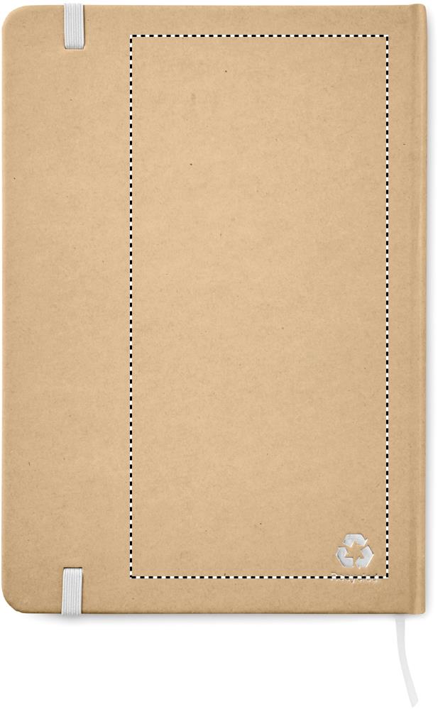 A5 recycled notebook 80 lined back 06