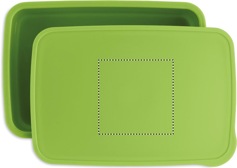 Lunch box with cutlery lid 48